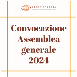 Convocazione assemblea generale 2024